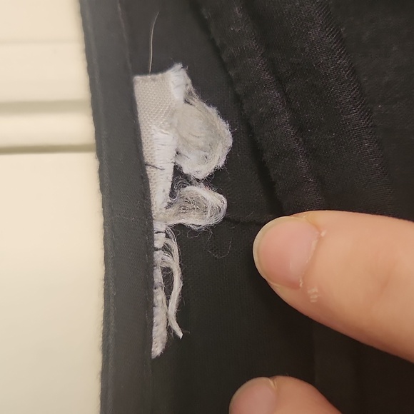 Bohemian Goth Black High Waist Cotton Lace Asymmetrical Hankerchief Skirt Medium - Picture 6 of 9